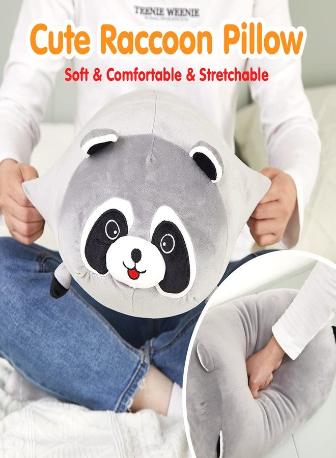 CozyWorld وسادة راكون محشوة من كوزي وورلد مقاس 14 بوصة، قابلة للتكديس، هدية مثالية للمناسبات الخاصة وأعياد الميلاد للأطفال من الجنسين - Image 3